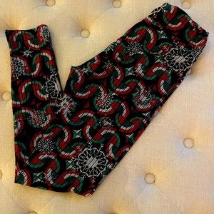 Lularoe One Size Christmas Leggings